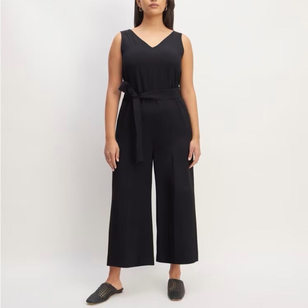 Everlane The Ultimate Jumpsuit in black Size 8 NWOT